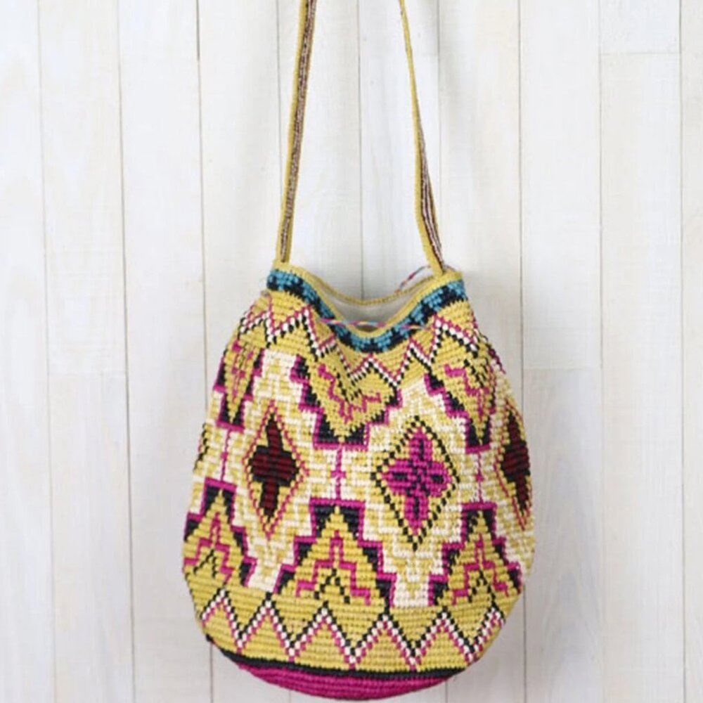 NWT Santa Fe Raffia Drawstring Bag - Picture 4 of 7